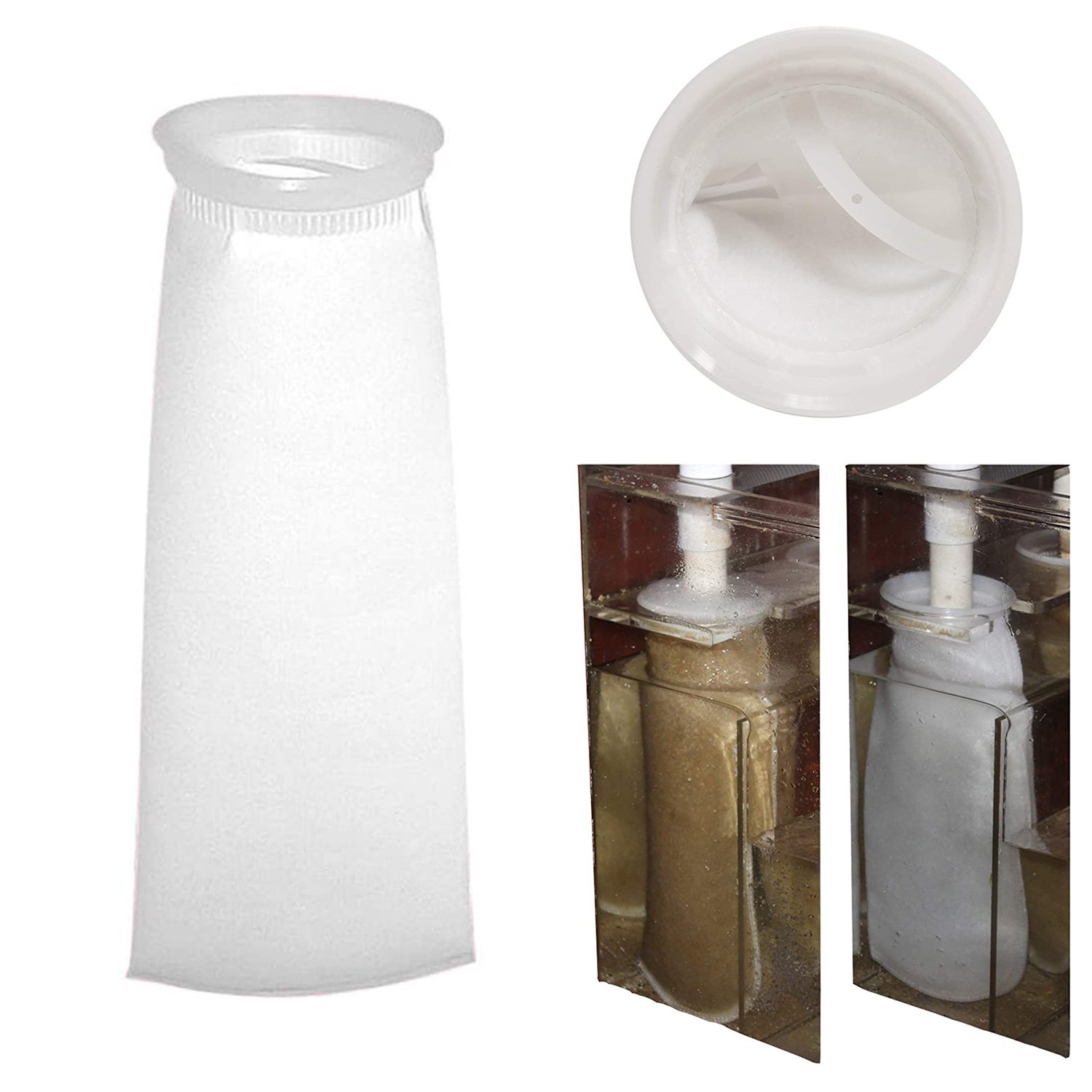 Reef Tank Filter - 수족관 필터 양말 백, 물고기 탱크