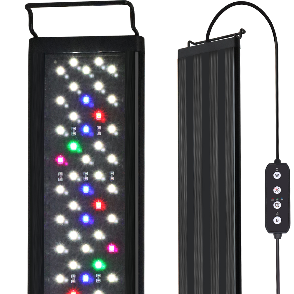 12-30인치 어항용 풀 스펙트럼 LED 조명, 타이밍 - Aquarium Marine Lights 리뷰 및 가격