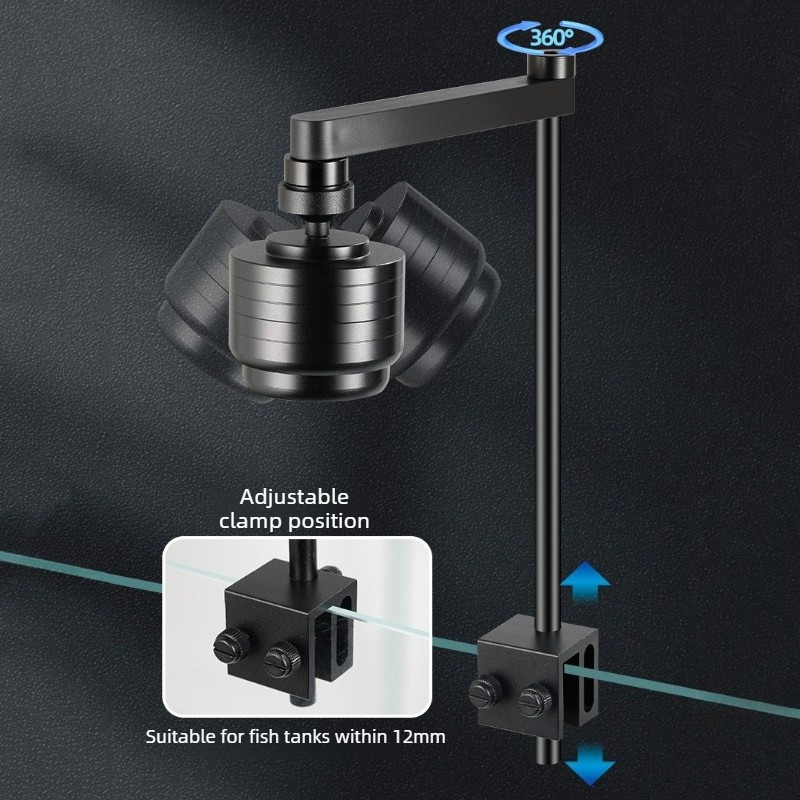 어항 조명 LED 3색 방수 조절 가능 수족관 램프 클 - Aquarium Marine Lights 리뷰 및 가격