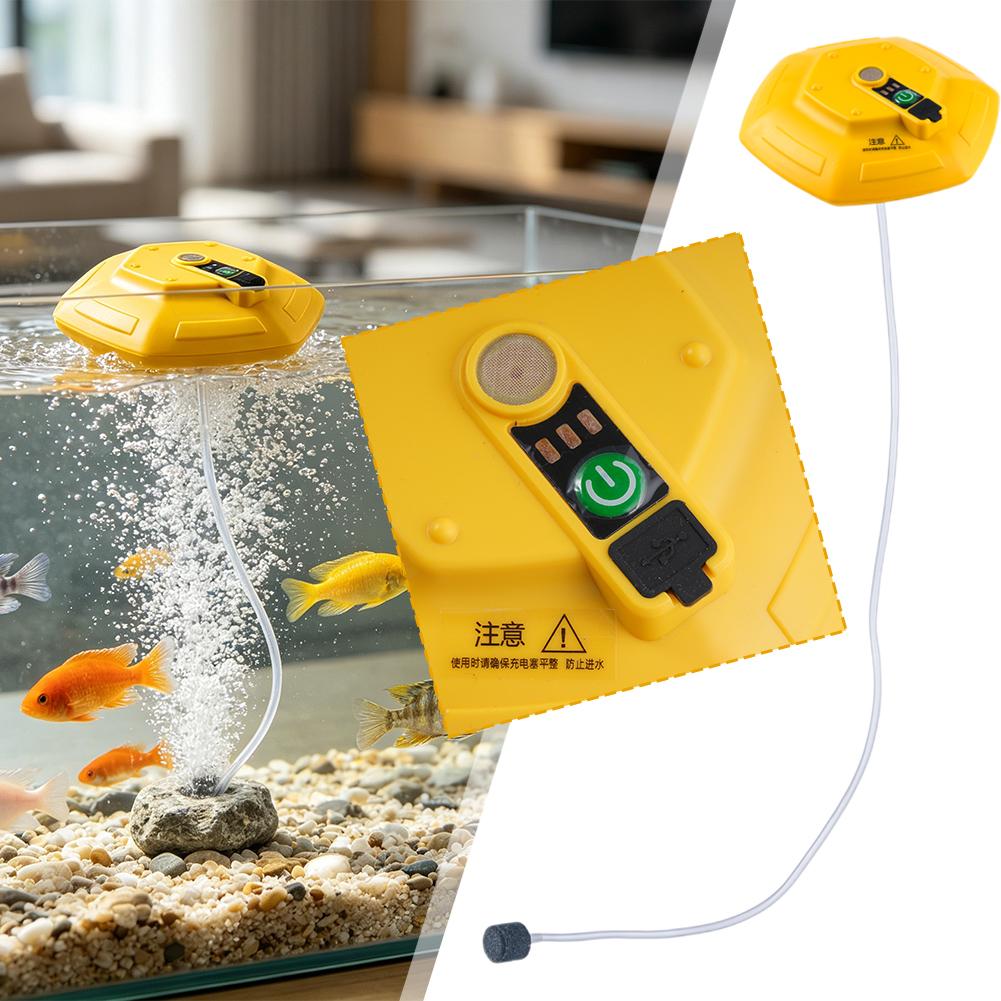 휴대용 수상 어항 산소 펌프, 3000mAh 충전식 에 - Marine Fish Tank 리뷰 및 가격