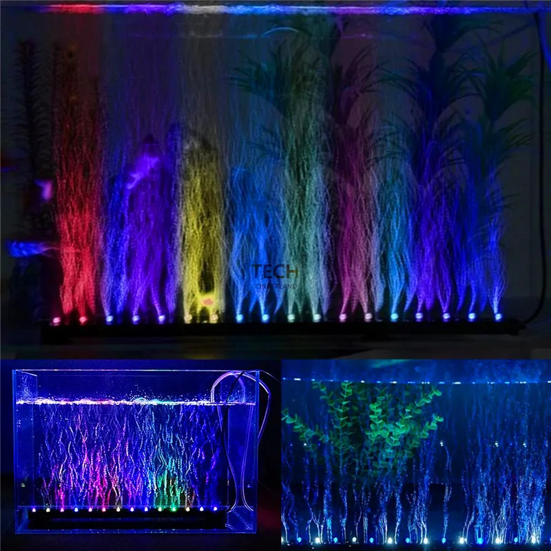수족관 물고기 탱크 수중 잠수정 공기 버블 색상 변경  - Aquarium Marine Lights 리뷰 및 가격