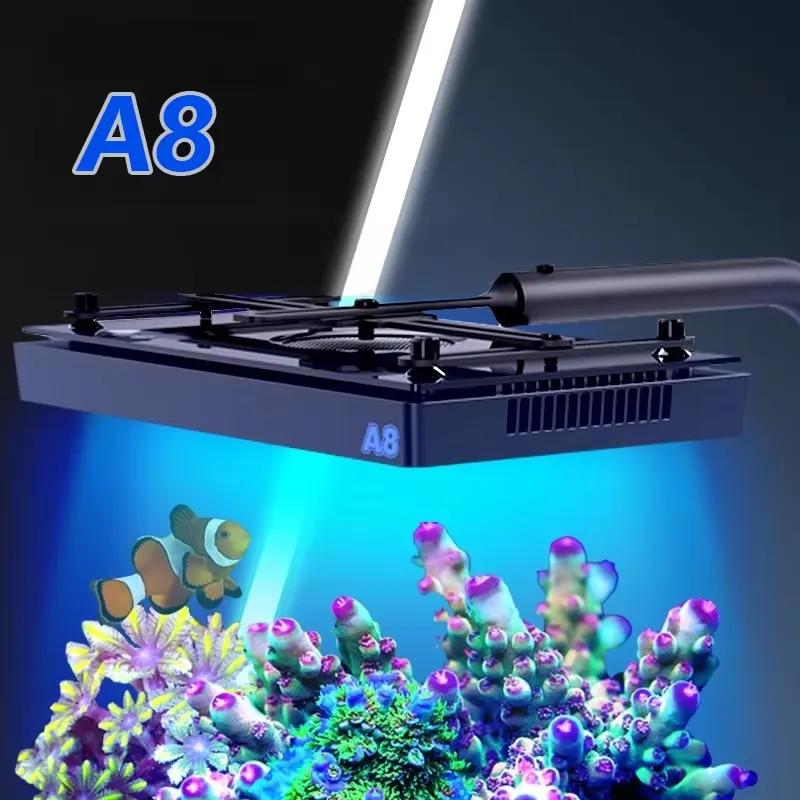 A8SE II Max 블루 240W WiFi 앱 프로그 - Reef Lighting 리뷰 및 가격